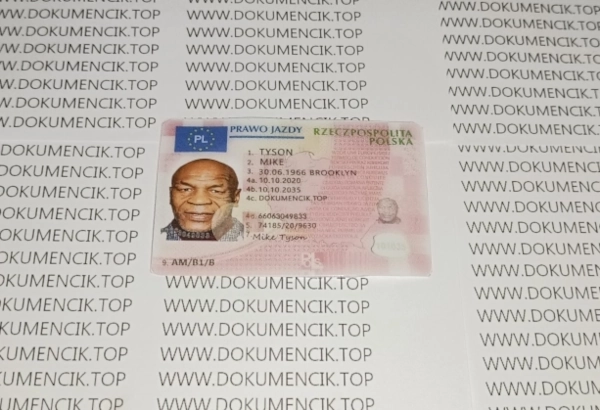 Kolekcjonerskie Prawo Jazdy do kupienia na Dokumencik.top